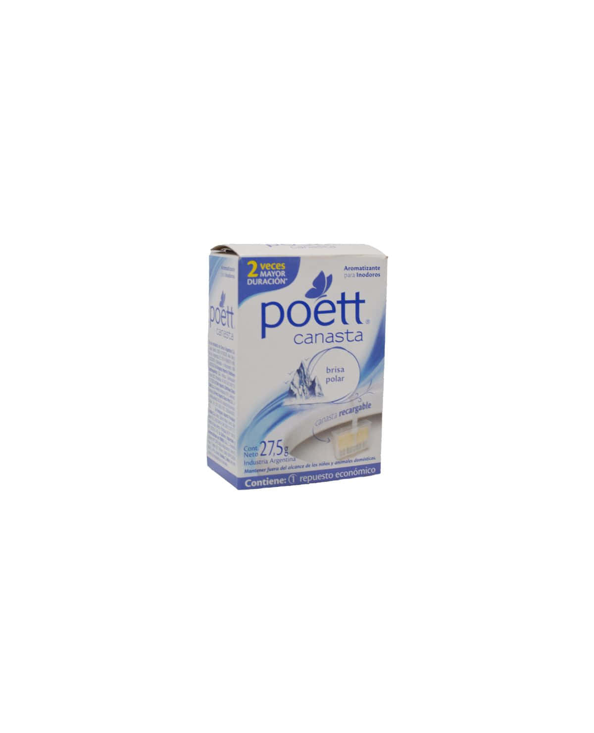 Canasta para Inodoro Poett Brisa Polar 27,5 Gr